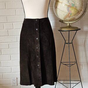 Suede Skirt Size 6